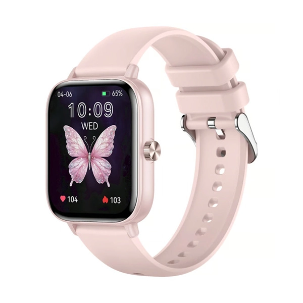 XCELL SMARTWATCH PINK FRAME PINK SILICONE STRAP - Image 2