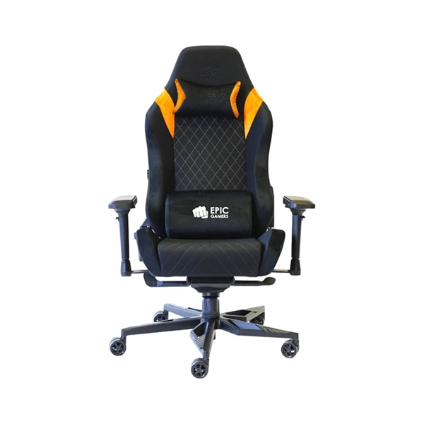 EPIC GAMERS FLEX GAMING CHAIR ORANGE BLACK ZN-01 - Image 2
