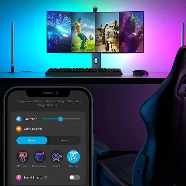 GOVEE DREAMVIEW G1 PRO GAMING LIGHT 24-29 INCH RGBIC - Image 3