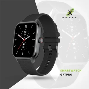 XCELL G7TPRO SMARTWATCH SQUARE FACE BLACK STRAP