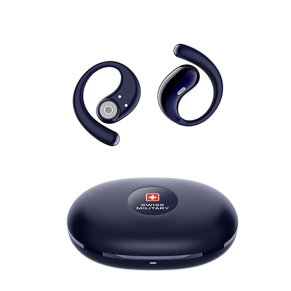 SWISS MILITARY DELTA7 TRUE WIRELESS EARBUDS BLUE - Image 2