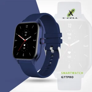 XCELL G7TPRO SMARTWATCH SQUARE FACE BLUE STRAP