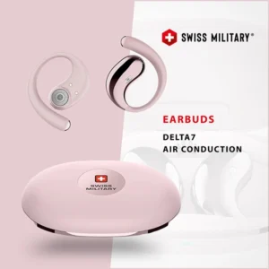 SWISS MILITARY DELTA7 TRUE WIRELESS EARBUDS PINK