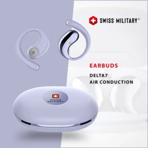 SWISS MILITARY DELTA7 TRUE WIRELESS EARBUDS PURPLE