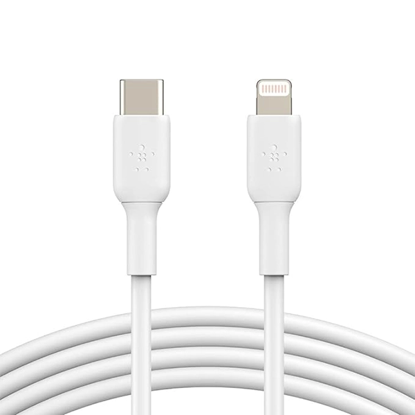 BELKIN BOOSTCHARGE USB-C TO LIGHTNING CABLE, 1M, WHITE - Image 2