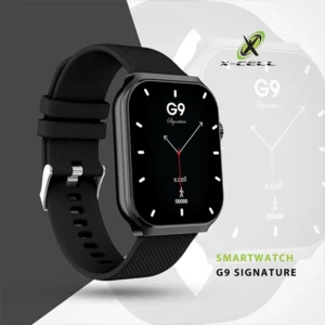 XCELL G9 SIGNATURE SMARTWATCH BLACK FRAME BLACK STRAP
