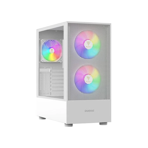 GAMDIAS TALOS M3 MESH MID-TOWER E-ATX CASE WHITE - Image 3