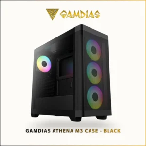 GAMDIAS ATHENA M3 MID-TOWER CASE BLACK