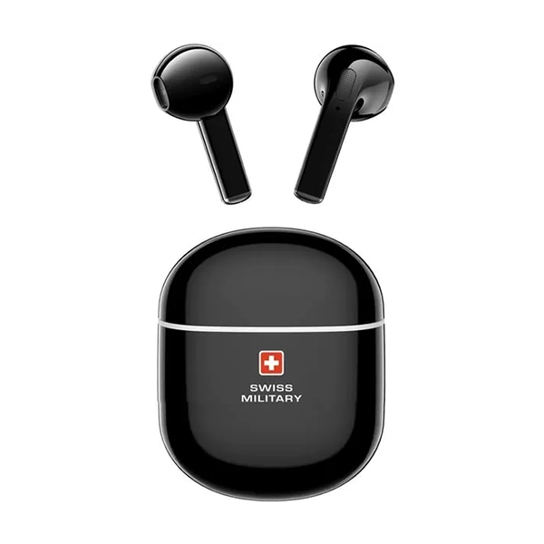 SWISS MILITARY VICTOR5 STEREO EARBUDS BLACK - Image 2