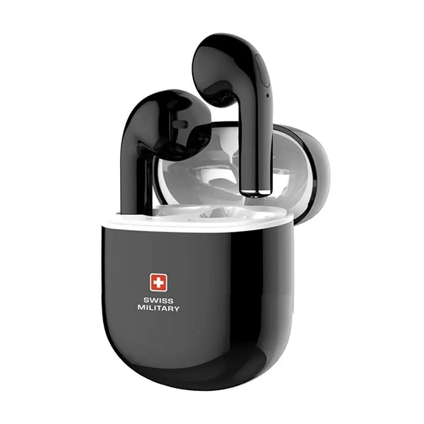 SWISS MILITARY VICTOR5 STEREO EARBUDS BLACK - Image 3