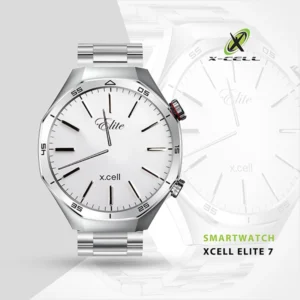 XCELL ELITE 7 SMARTWATCH SILVER FRAME SILVER METAL STRAP