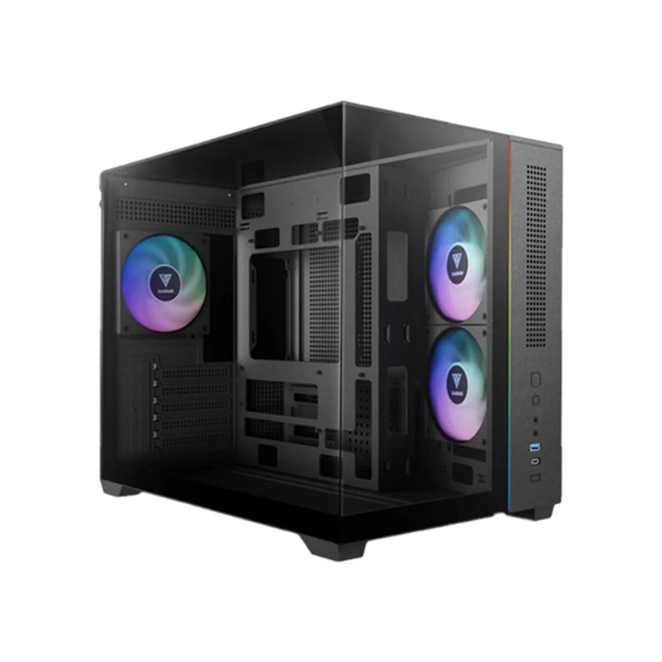 GAMDIAS ATLAS M3M MICRO TOWER CASE - BLACK - Image 3