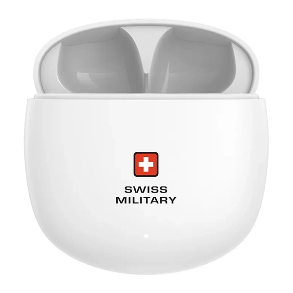 SWISS MILITARY VICTOR6 OUT OF EAR STEREO EARBUDS WHITE - Image 3