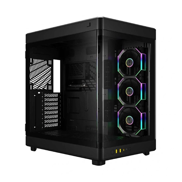 GAMDIAS NESO P1 PRO FULL-TOWER TEMPERED GLASS CASE BLACK - Image 2
