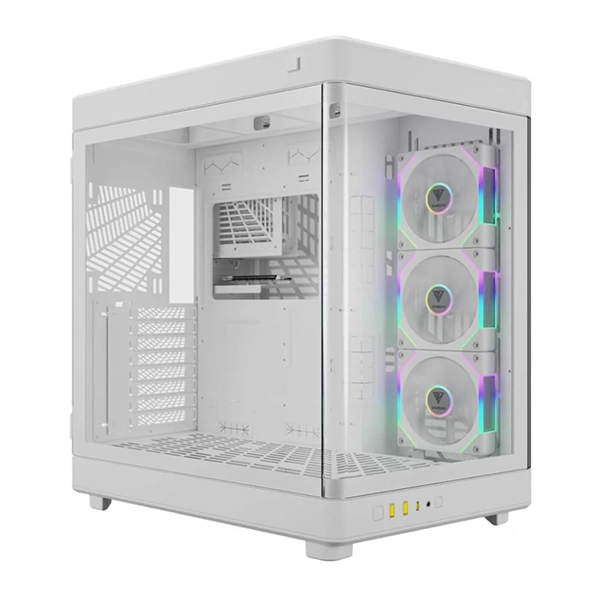 GAMDIAS NESO P1 PRO FULL-TOWER TEMPERED GLASS CASE WHITE - Image 2