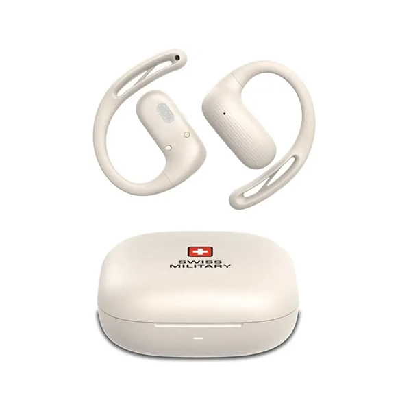 SWISS MILITARY DELTA7PRO TWS STEREO EARBUDS WHITE - Image 2