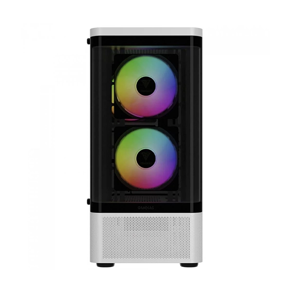 GAMDIAS TALOS E3 CG MID-TOWER TEMPERED GLASS ATX CASE WHITE - Image 3