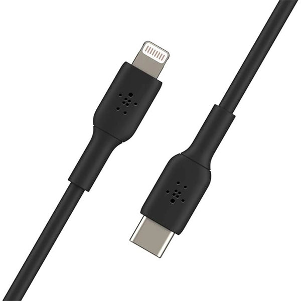 BELKIN BOOSTCHARGE USB-C TO LIGHTNING CABLE, 1M, BLACK - Image 3