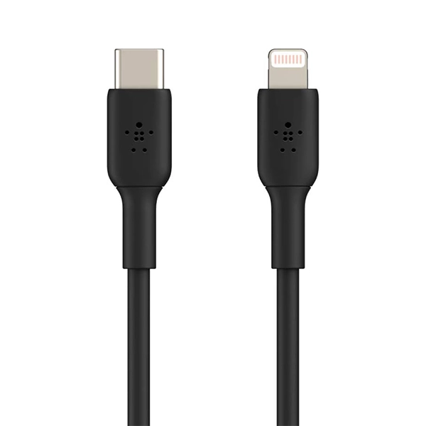 BELKIN BOOSTCHARGE USB-C TO LIGHTNING CABLE, 1M, BLACK - Image 4