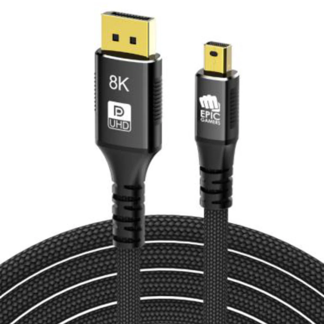 EPIC GAMERS MINI DISPLAYPORT TO DISPLAYPORT 8K CABLE 3M - Image 2