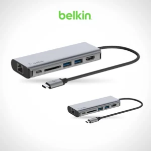 BELKIN USB-C MULTIPORT ADAPTER 6-IN-1 – MAC & WINDOWS COMPATIBLE