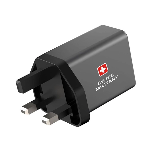 SWISS MILITARY GAN SUPER CHARGER 30W WITH C PORT – PREMIUM CABLE INCLUDED - Image 3