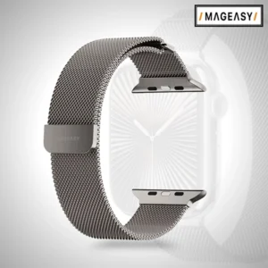 MAGEASY MILANESE WATCH LOOP FOR APPLE WATCH S4–S10 40/41/42MM – SLATE