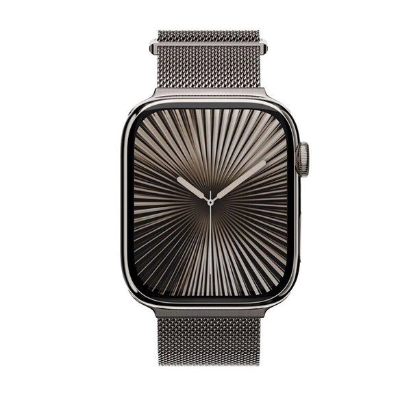 MAGEASY MILANESE WATCH LOOP FOR APPLE WATCH S4–S10 44/45/46/49MM – SLATE - Image 4