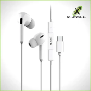 XCELL XL-STEREO WIRED HEADSET – C-TYPE CONNECTOR WHITE