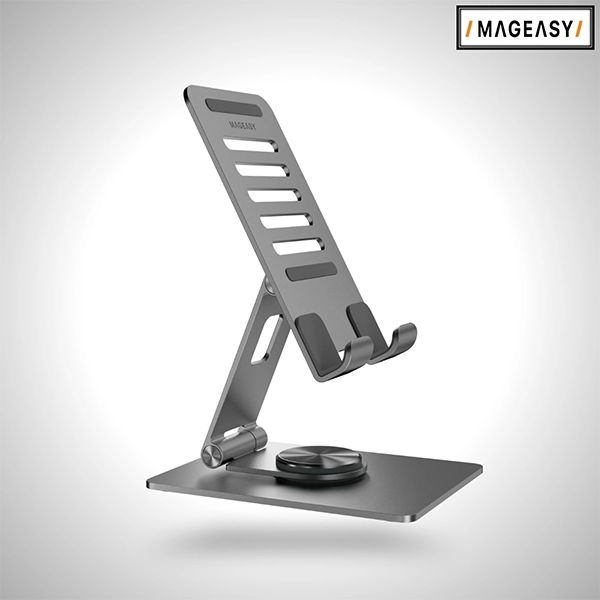 MAGEASY STAND 360 ROTATING IPAD/IPHONE STAND-SPACE GREY