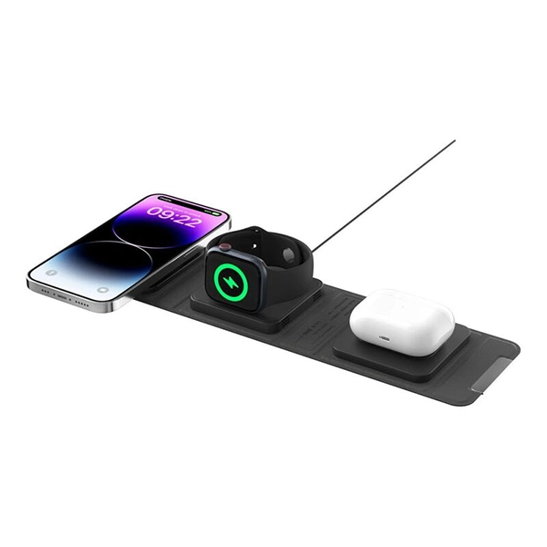 SWITCHEASY TRIOCHARGE PORTABLE 3 IN 1 CHARGER COMPATIBLE WITH MAGSAFE – BLACK - Image 3