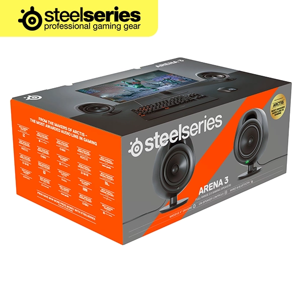 STEELSERIES ARENA 3 2.0 GAMING SPEAKER SYSTEM - BLACK - Image 4
