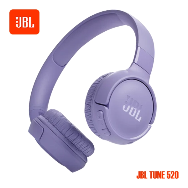 JBL TUNE 520BT WIRELESS ON-EAR HEADPHONES - PURPLE