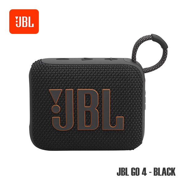 JBL GO 4 PORTABLE BLUETOOTH SPEAKER - BLACK - Image 2