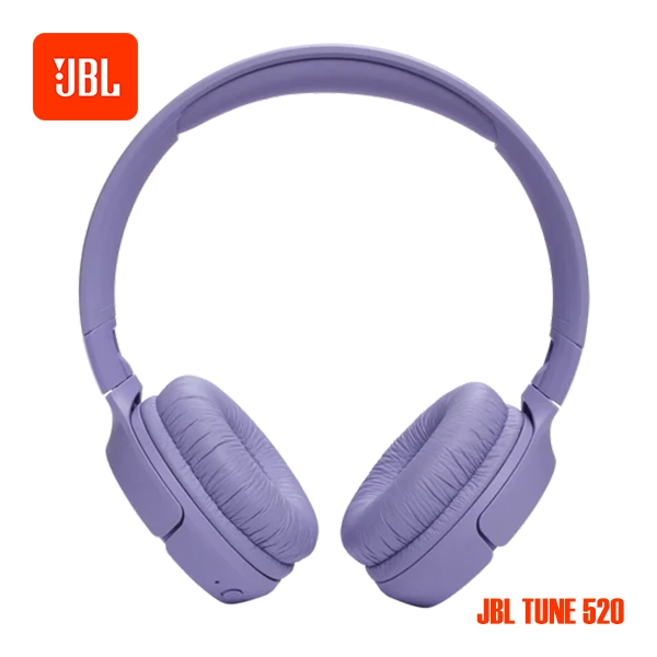 JBL TUNE 520BT WIRELESS ON-EAR HEADPHONES - PURPLE - Image 2