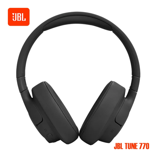 JBL TUNE 770NC WIRELESS OVER-EAR NOISE CANCELLING HEADPHONES - BLACK - Image 2