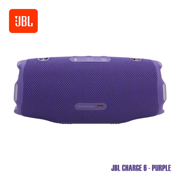 JBL CHARGE 6 PORTABLE BLUETOOTH SPEAKER - PURPLE - Image 3