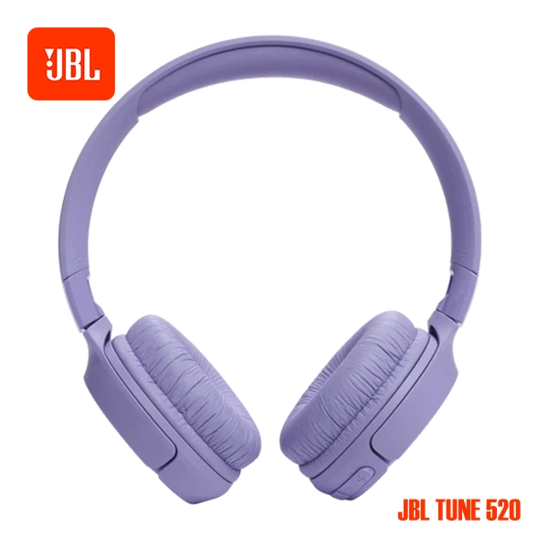 JBL TUNE 520BT WIRELESS ON-EAR HEADPHONES - PURPLE - Image 3