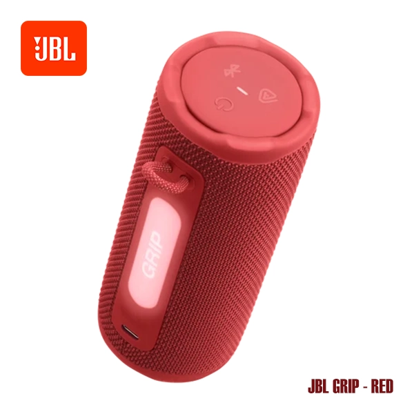 JBL GRIP PORTABLE BLUETOOTH SPEAKER - RED - Image 4