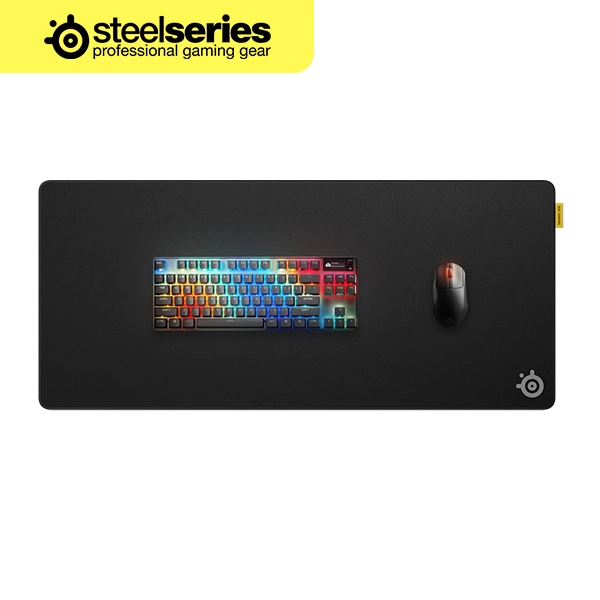 STEELSERIES QCK PERFORMANCE XL CONTROL GAMING MOUSE PAD - BLACK - Image 4