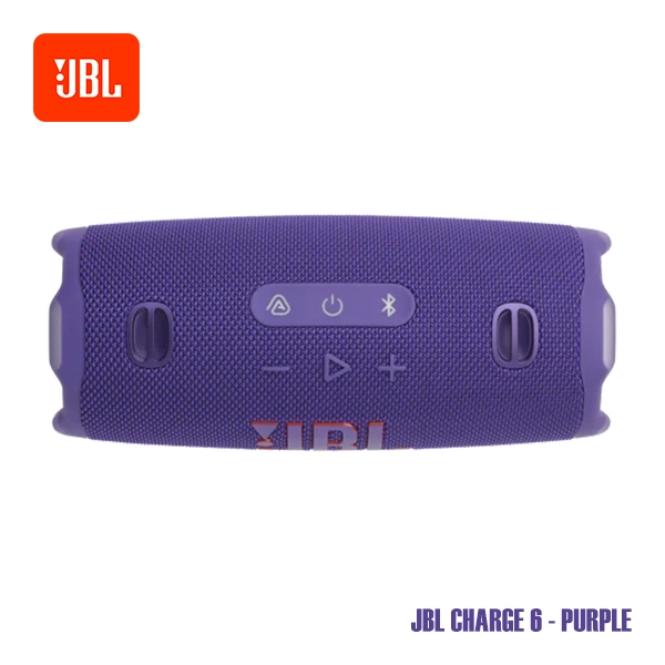 JBL CHARGE 6 PORTABLE BLUETOOTH SPEAKER - PURPLE - Image 5