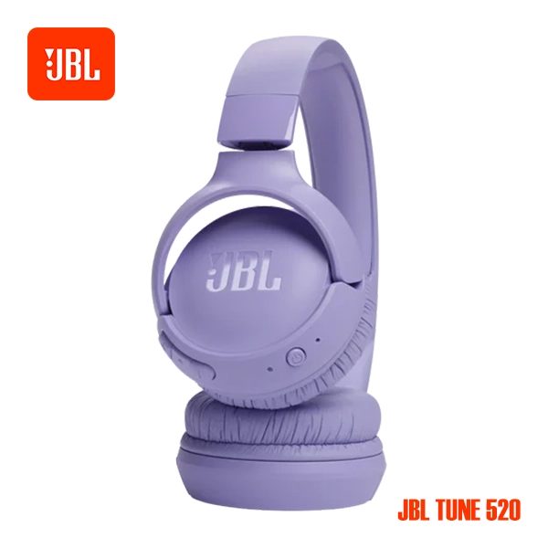 JBL TUNE 520BT WIRELESS ON-EAR HEADPHONES - PURPLE - Image 5
