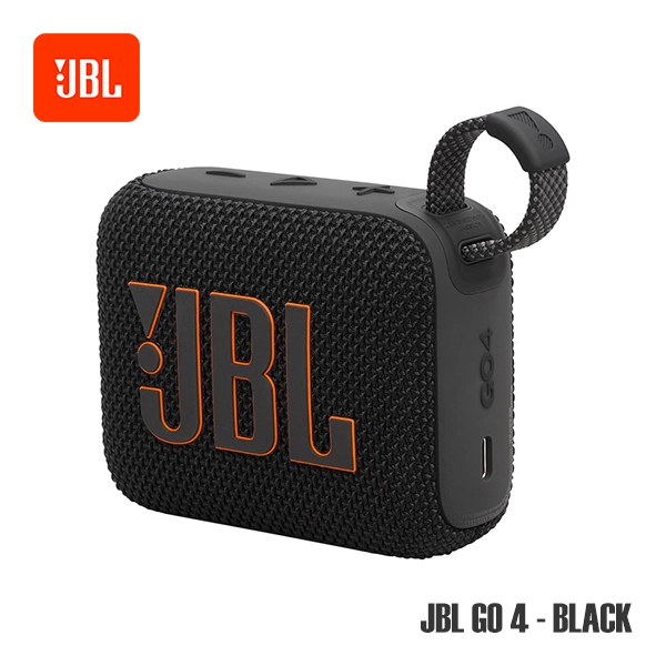 JBL GO 4 PORTABLE BLUETOOTH SPEAKER - BLACK - Image 5