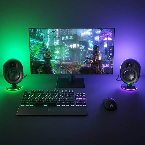 STEELSERIES ARENA 7 RGB 2.1 GAMING SPEAKER SYSTEM - BLACK - Image 2