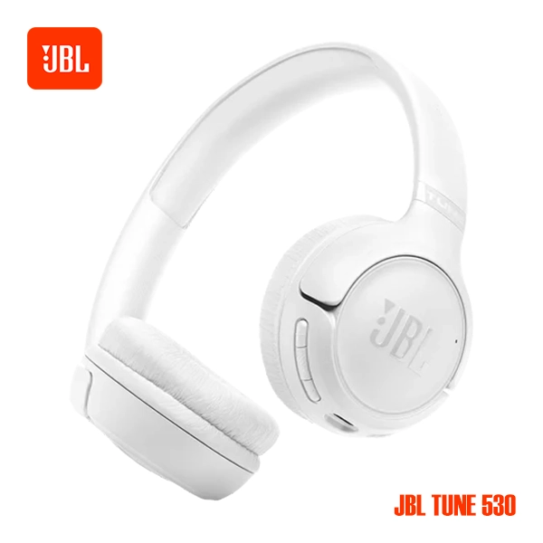 JBL TUNE 530BT WIRELESS ON-EAR HEADPHONES - WHITE
