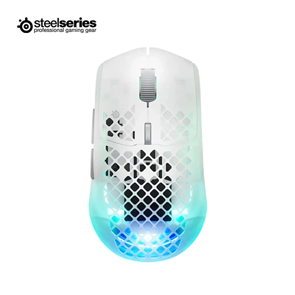 STEELSERIES AEROX 3 WIRELESS GEN 2 RGB GAMING MOUSE - GHOST - Image 2