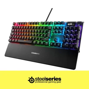 STEELSERIES APEX 5 HYBRID MECHANICAL RGB GAMING KEYBOARD - BLACK