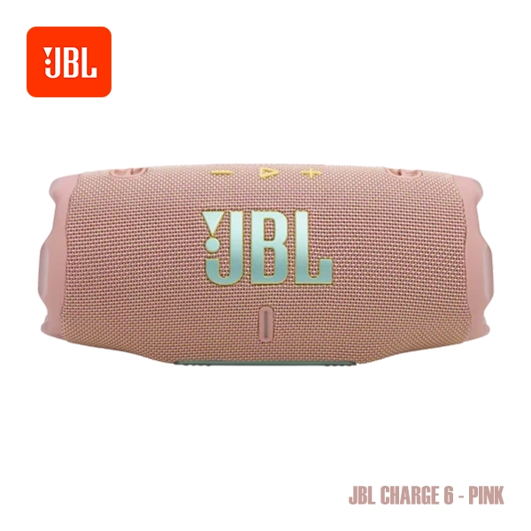 JBL CHARGE 6 PORTABLE BLUETOOTH SPEAKER - PINK - Image 2