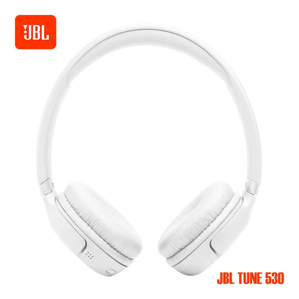 JBL TUNE 530BT WIRELESS ON-EAR HEADPHONES - WHITE - Image 2
