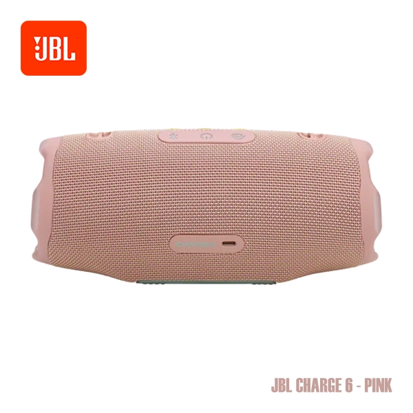 JBL CHARGE 6 PORTABLE BLUETOOTH SPEAKER - PINK - Image 3